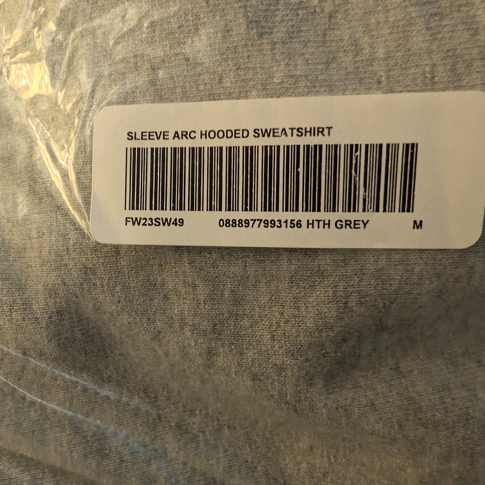 Supreme Gray Hooded Sweatshirt